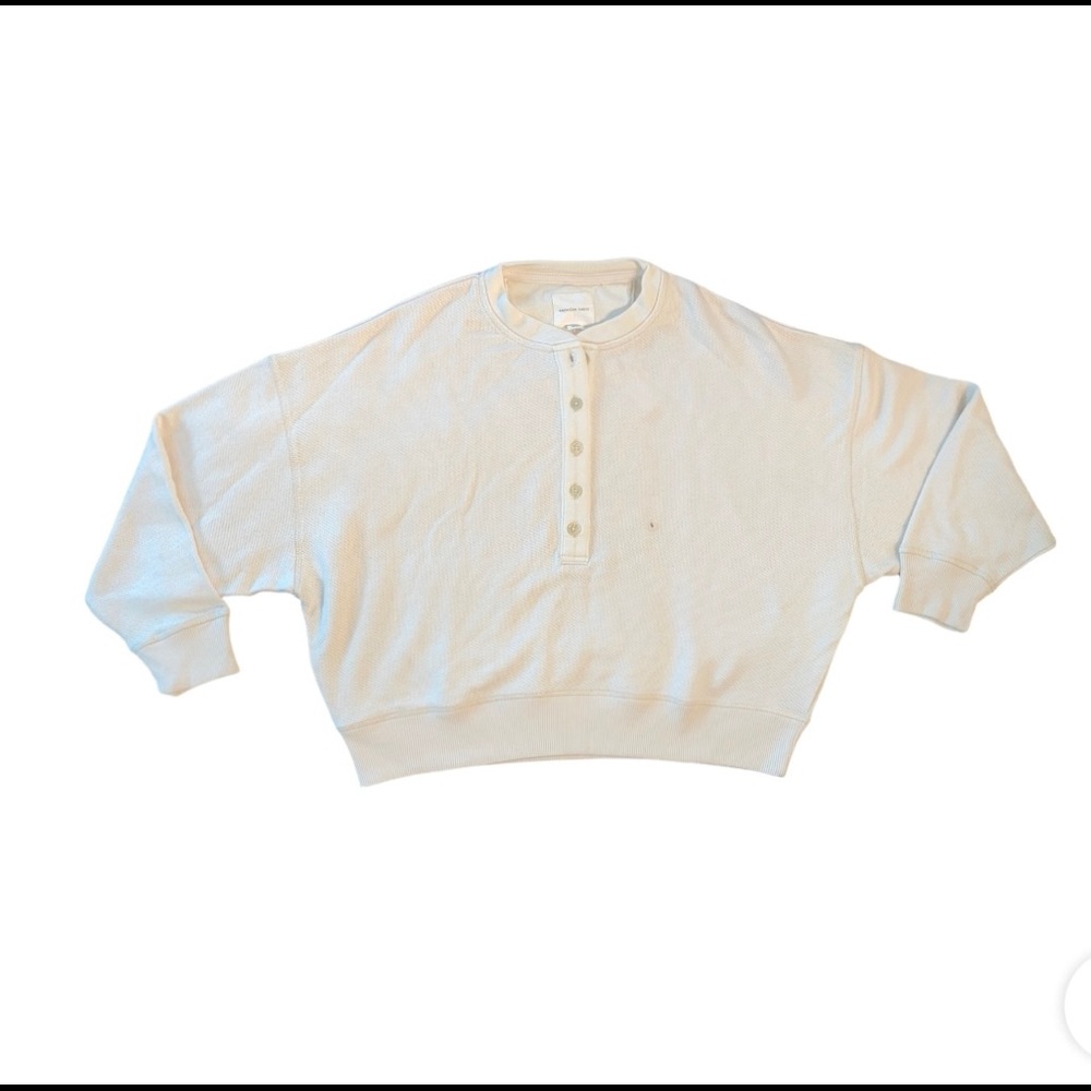 American Eagle Sweater w Buttons, cream colored (size small) {BRAND NEW}